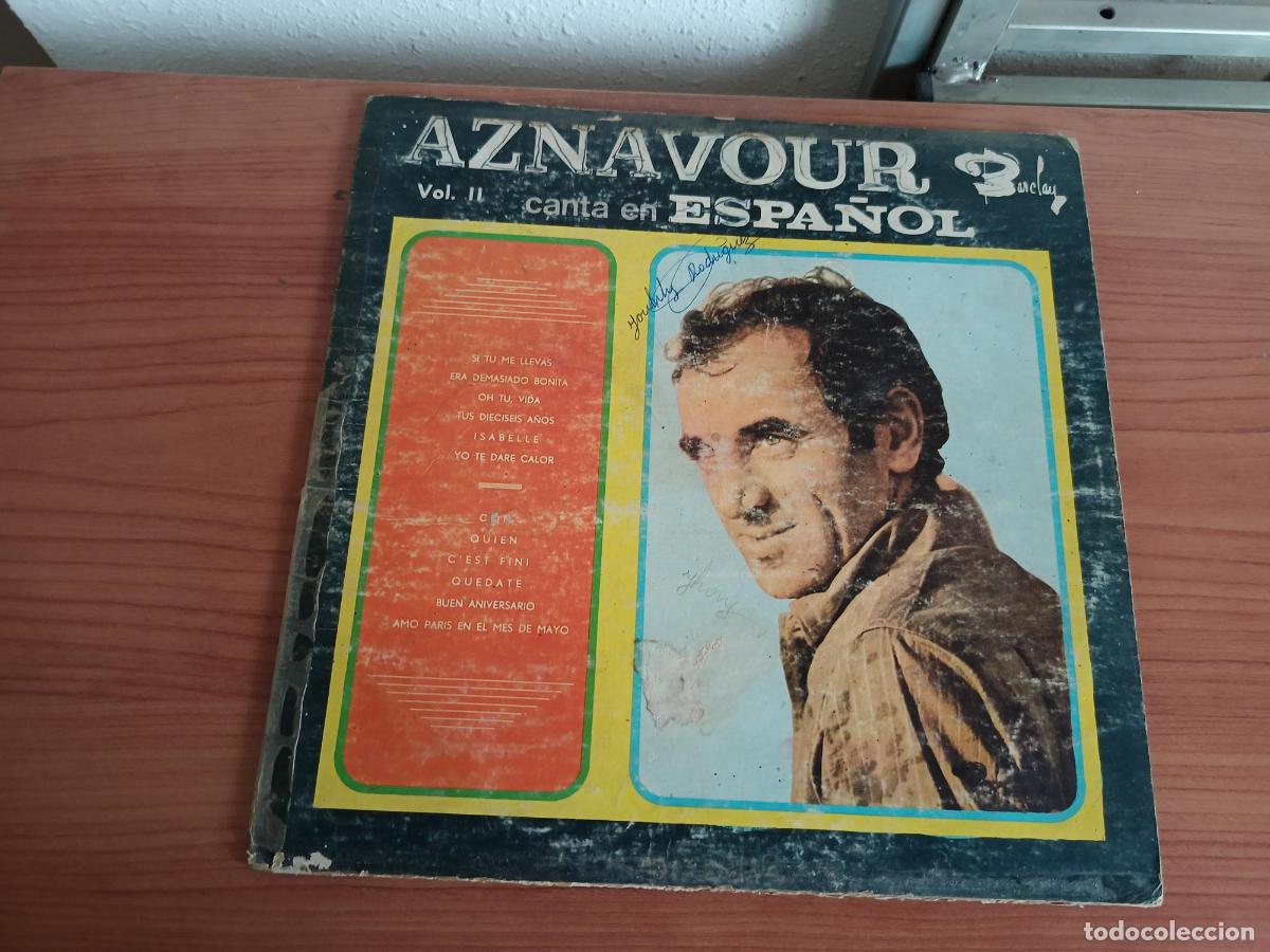 CDs de m&uacute;sica: vinilo AZNAVOUR EN ESPA&Ntilde;OL RC - Foto 1