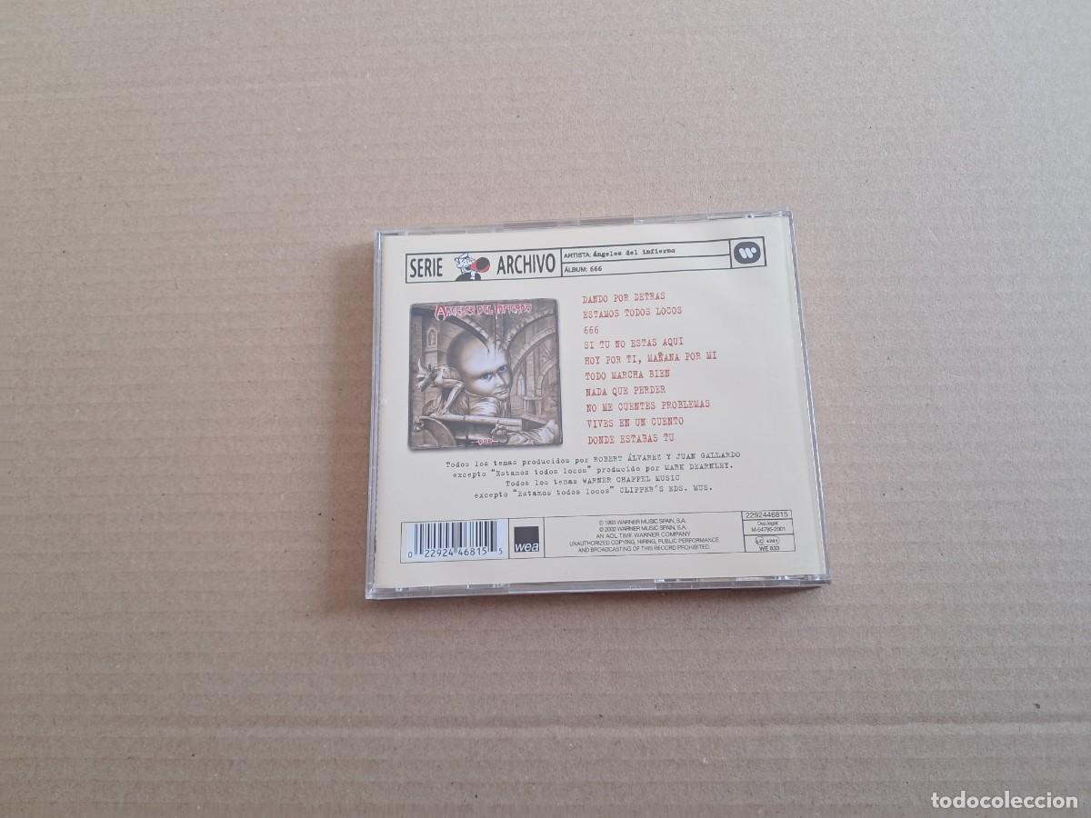 CDs de m&uacute;sica: ANGELES DEL INFIERNO - 666 CD 2002 - Foto 3