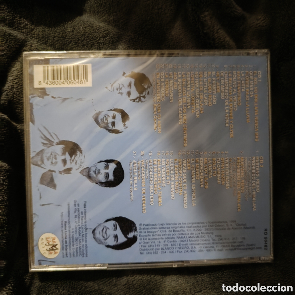 CDs de m&uacute;sica: CD Los Mustang - todos sus singles en EMI - Foto 2