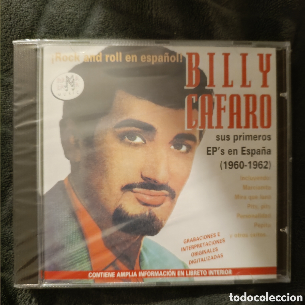 CDs de m&uacute;sica: CD Billy Cafaro - sus primeros Eps en Espa&ntilde;a - Foto 1