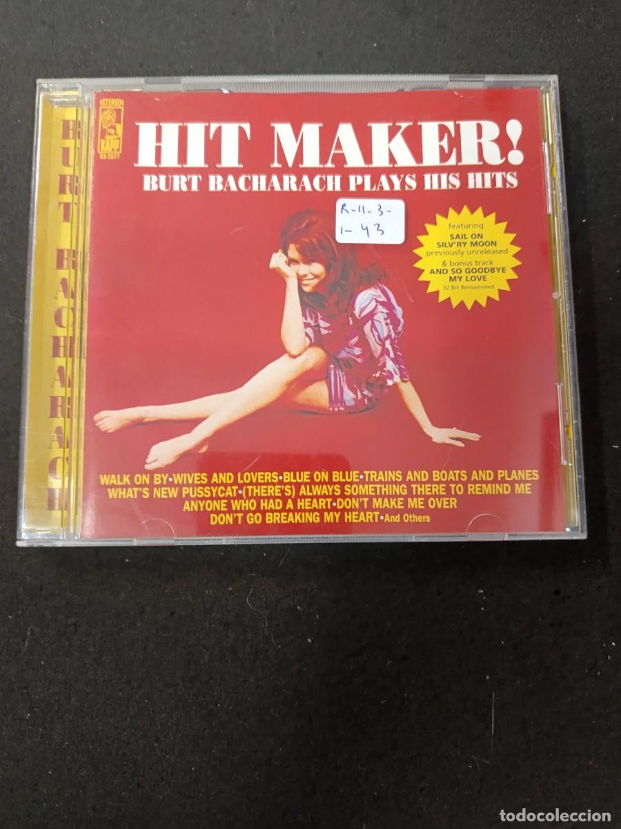 CDs de m&uacute;sica: HIT MAKER! BURT BACHARACH PLAYS HIS HITS - Foto 1