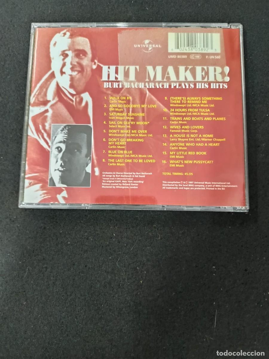 CDs de m&uacute;sica: HIT MAKER! BURT BACHARACH PLAYS HIS HITS - Foto 2