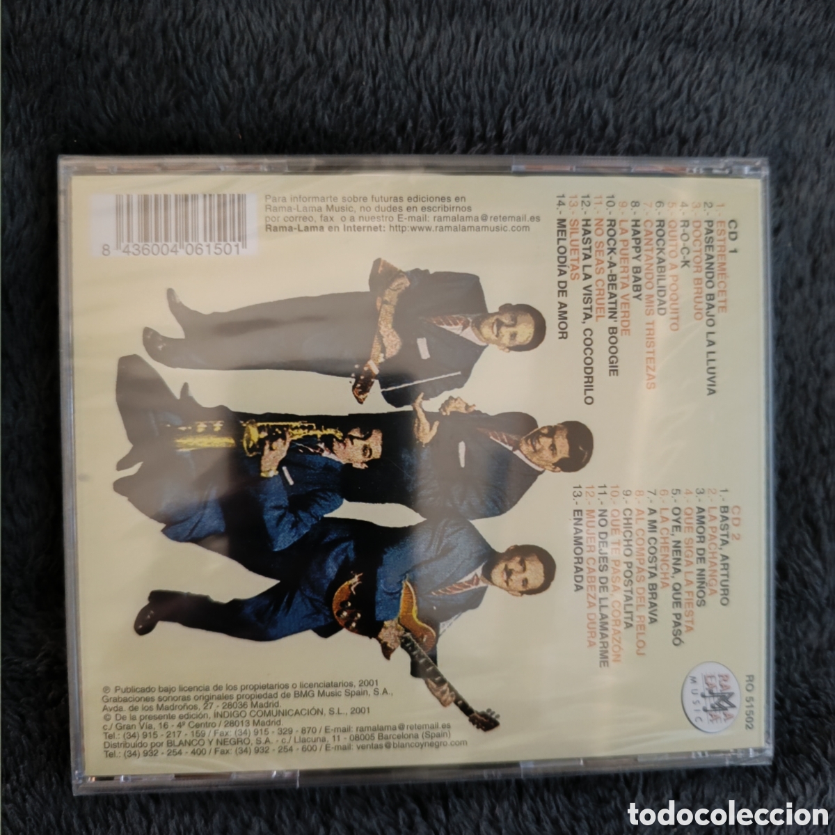 CDs de m&uacute;sica: CD Los Llopis - todos sus &eacute;xitos en Espa&ntilde;a - Foto 2