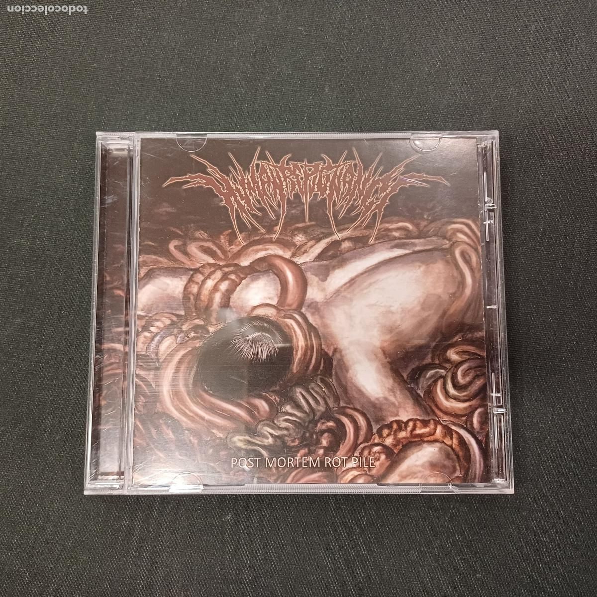 CDs de m&uacute;sica: HUMAN REPUGNANCE/POST MORTEM ROT PILE/CD METAL. - Foto 1