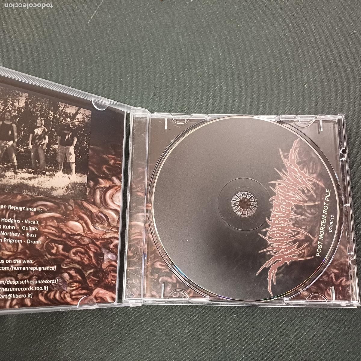 CDs de m&uacute;sica: HUMAN REPUGNANCE/POST MORTEM ROT PILE/CD METAL. - Foto 2
