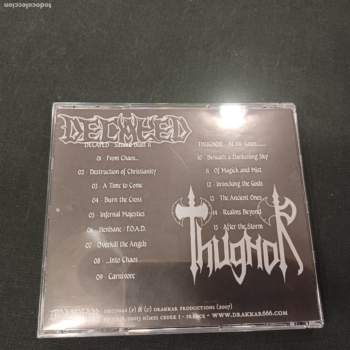 CDs de m&uacute;sica: DECAYED/THUGNOR/CD METAL. - Foto 3