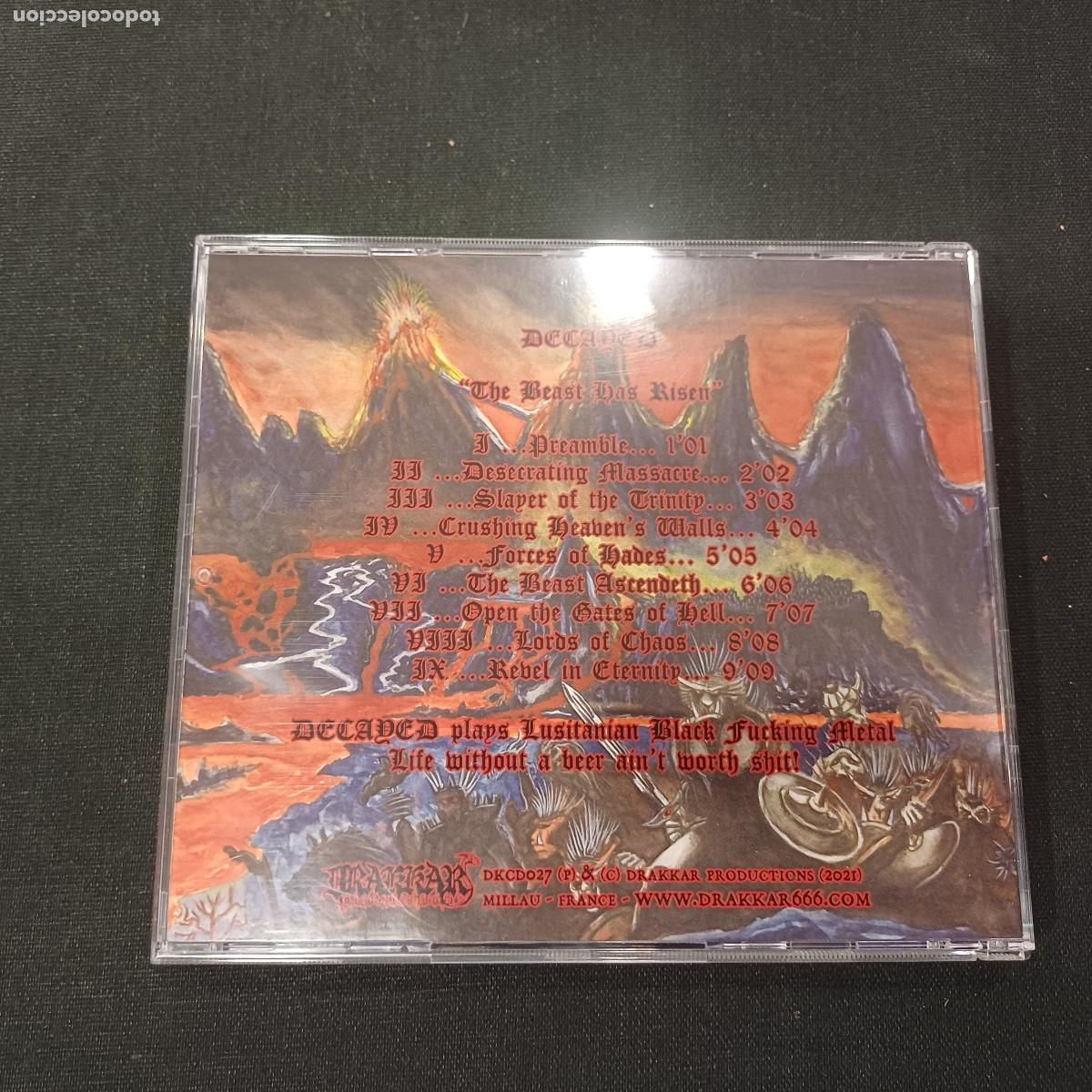 CDs de m&uacute;sica: DECAYED/THE BEAST HAS RISEN/CD METAL. - Foto 3