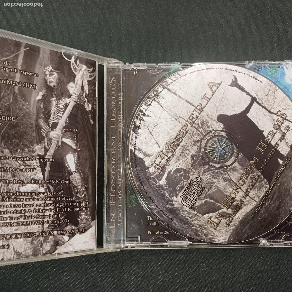 CDs de m&uacute;sica: HESPERIA/IN HONOREM HEROES/CD METAL. - Foto 2