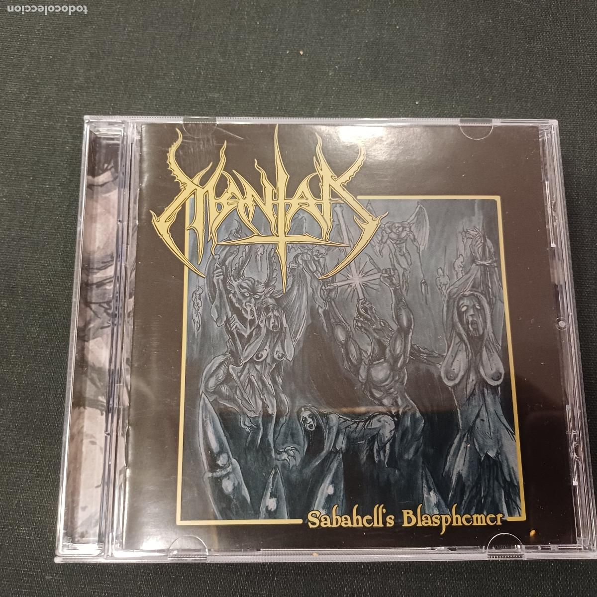 CDs de m&uacute;sica: MANTAK/SABAHELLS BLASPHEMER/CD METAL. - Foto 1