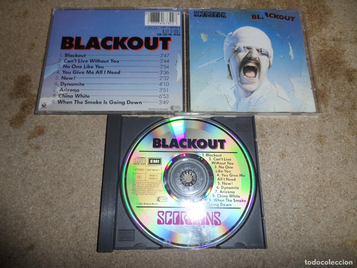 CDs de m&uacute;sica: Scorpions &lrm;&ndash; Blackout - Foto 1