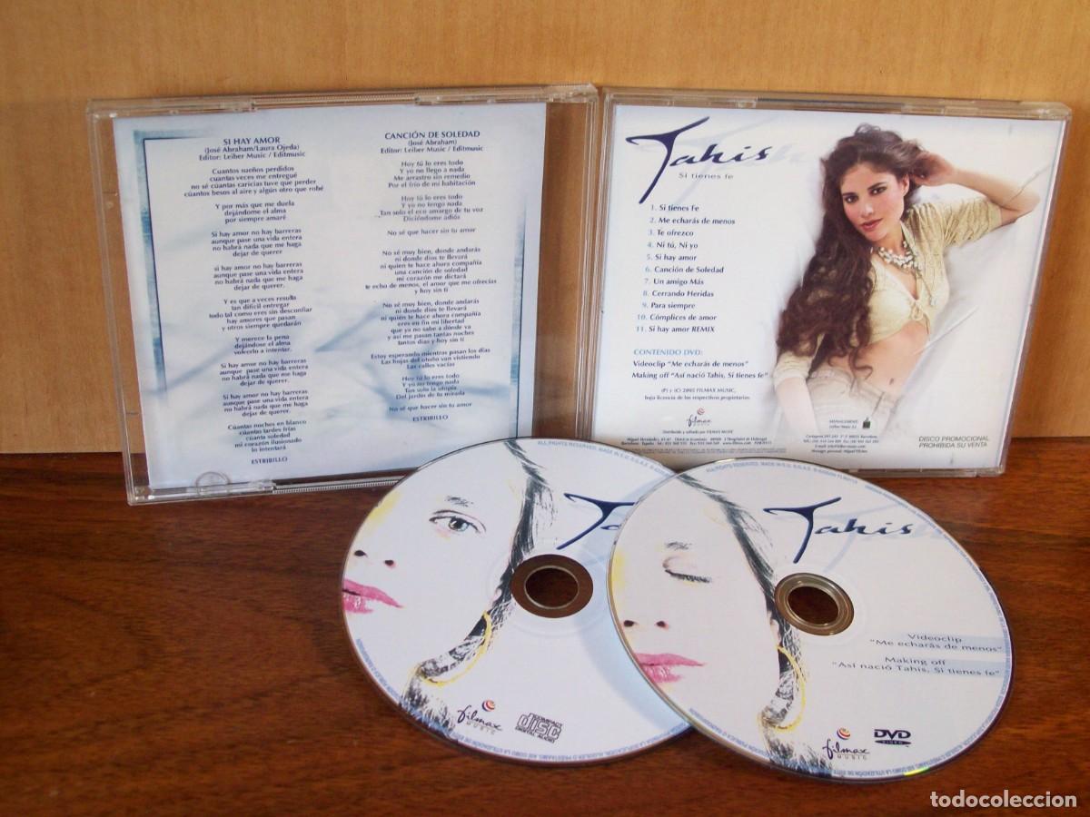 CDs de m&uacute;sica: TAHIS - SI TIENES FE - CD + DVD - Foto 1