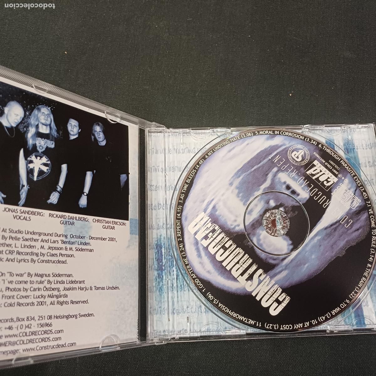 CDs de m&uacute;sica: CONSTRUCDEAD/REPENT/CD METAL. - Foto 2