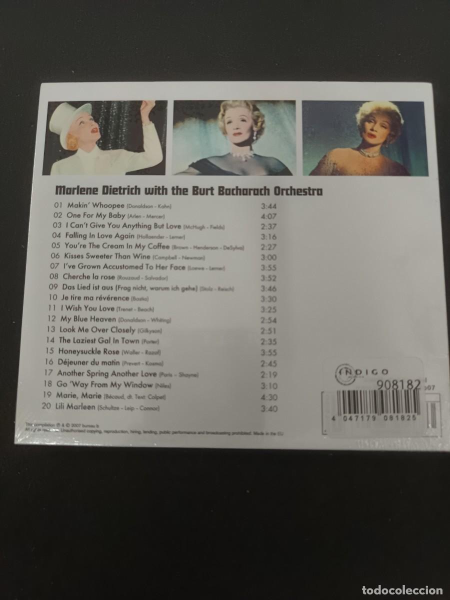 CDs de m&uacute;sica: MARLENE DIETRTICH WITH THE BURT BACHARACH ORCHESTRA - Foto 2