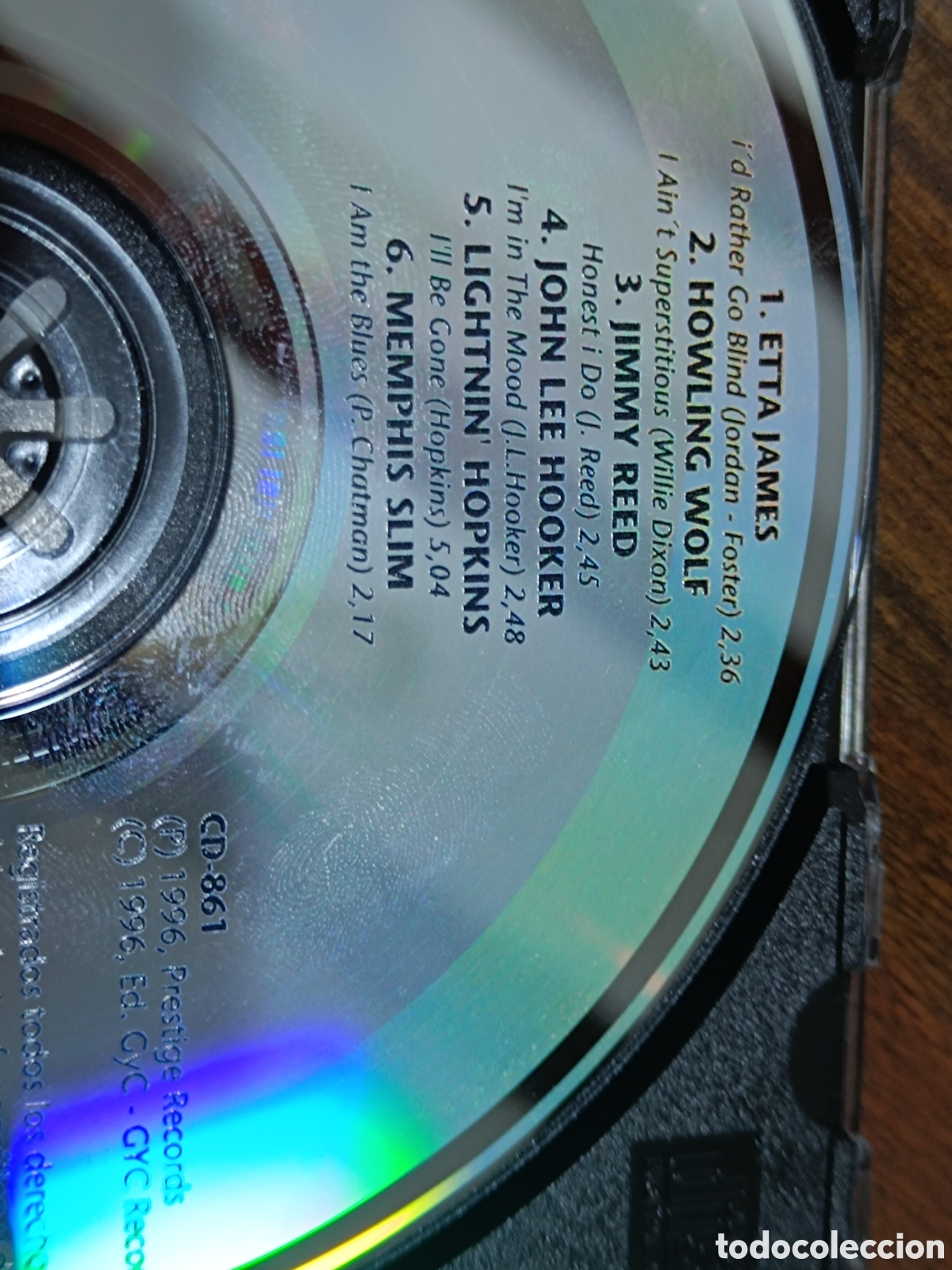 CDs de m&uacute;sica: CD de blues &Uacute;NICO, de marcilla. - Foto 3