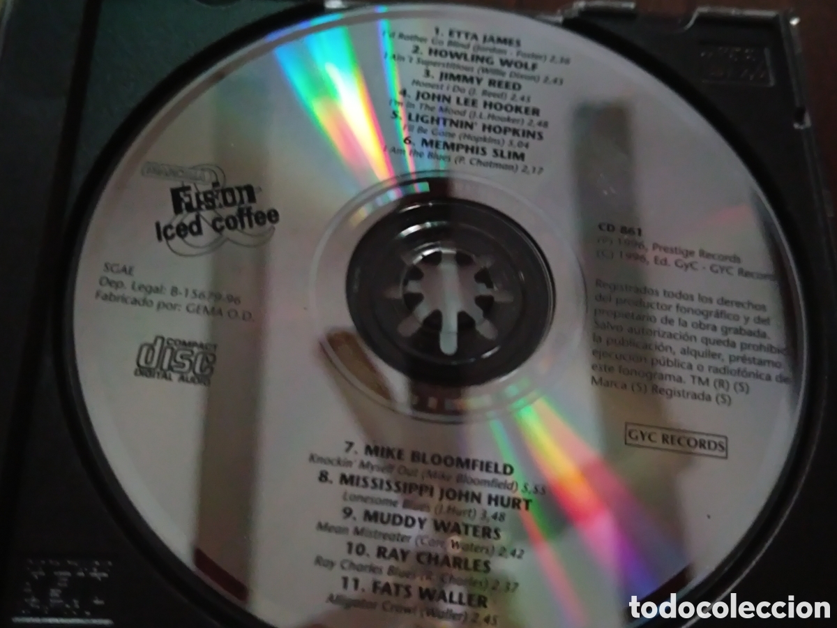 CDs de m&uacute;sica: CD de blues &Uacute;NICO, de marcilla. - Foto 7