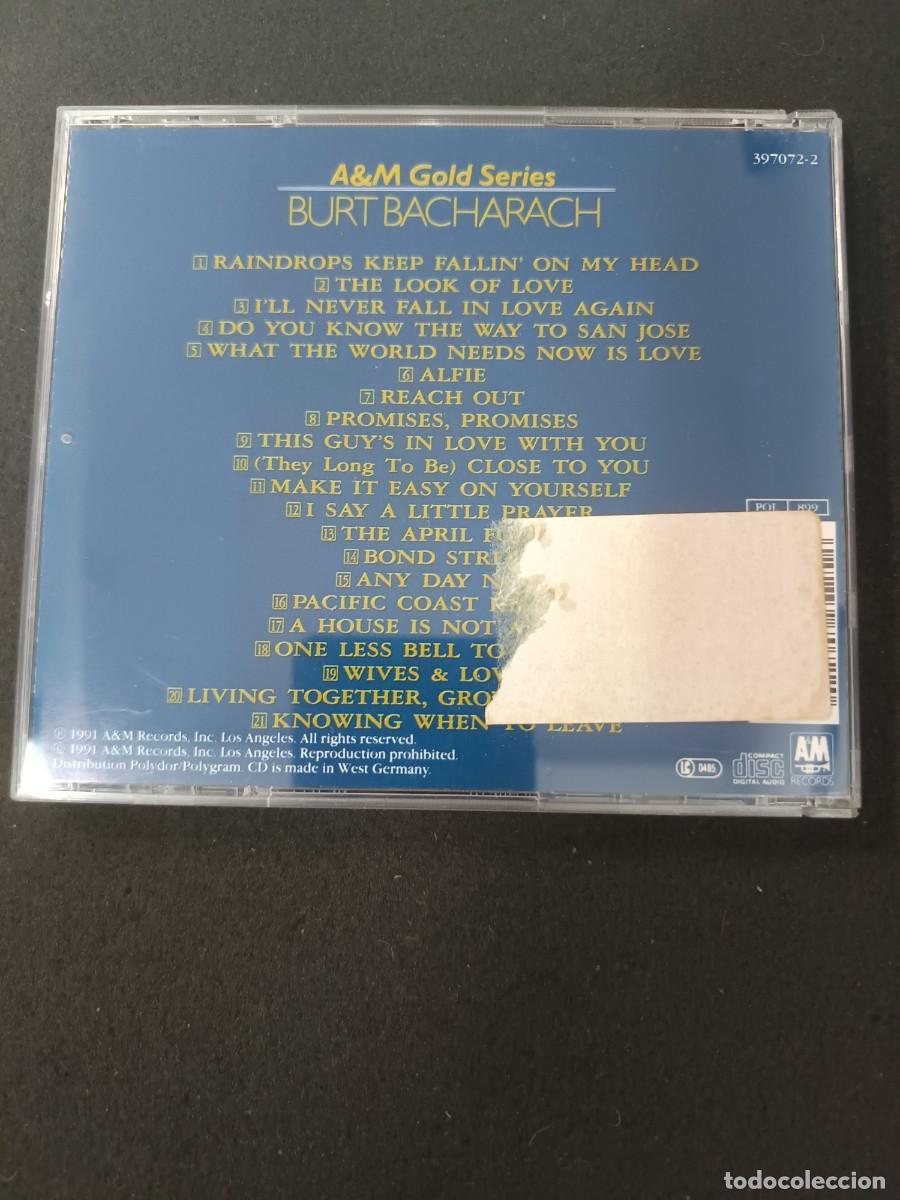 CDs de m&uacute;sica: A&M GOLD SERIES BURT BACHARACH - Foto 2