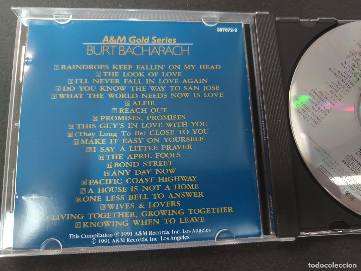 CDs de m&uacute;sica: A&M GOLD SERIES BURT BACHARACH - Foto 3
