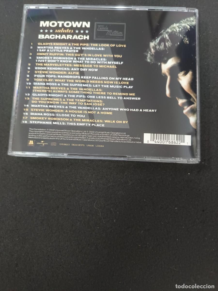 CDs de m&uacute;sica: MOTOWN SALUTES BACHARACH. - Foto 2