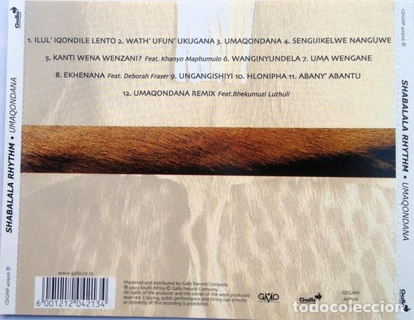 CDs de m&uacute;sica: Shabalala Rhythm &ndash; Umaqondana - Foto 2