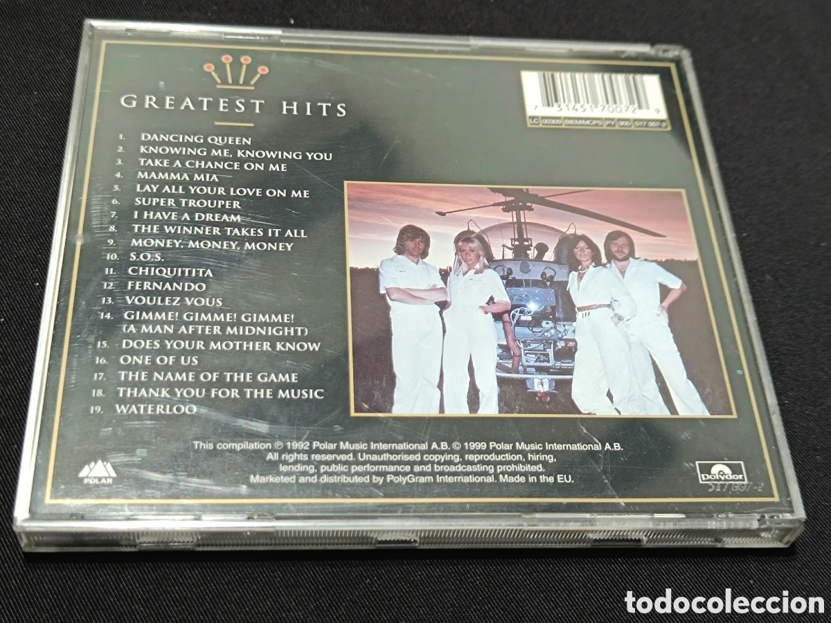 CDs de m&uacute;sica: CD de Abba de 1992 GOLD.. - Foto 2