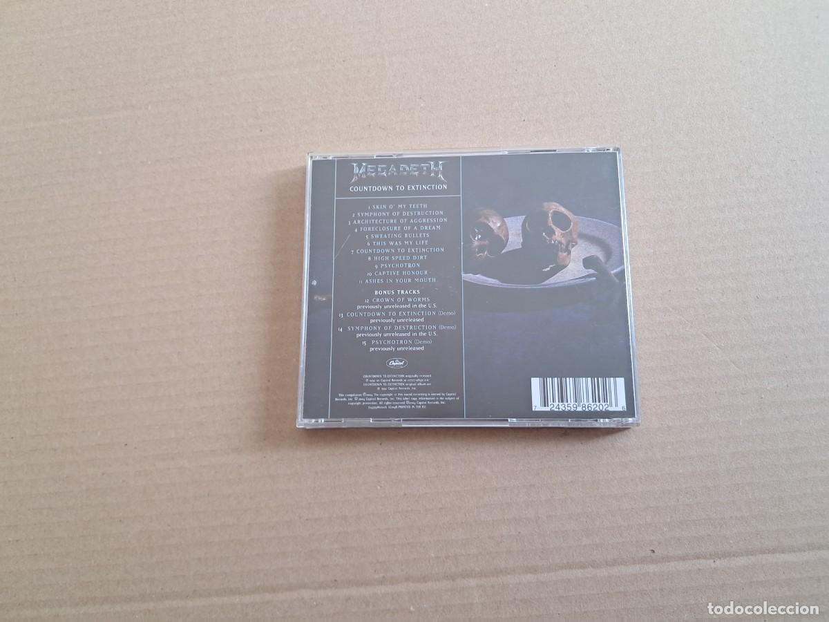 CDs de m&uacute;sica: MEGADETH - COUNTDOWN TO EXTINCTION ( REMIXED & REMASTERED ) CD 2004 - Foto 3