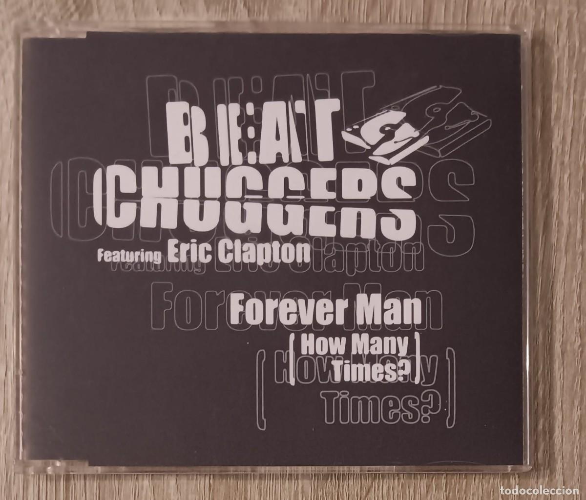 CDs de m&uacute;sica: CD SINGLE COMPACT DISC PROMOCIONAL BEAT CHUGGERS ERIC CLAPTON FOREVER MAN - Foto 1