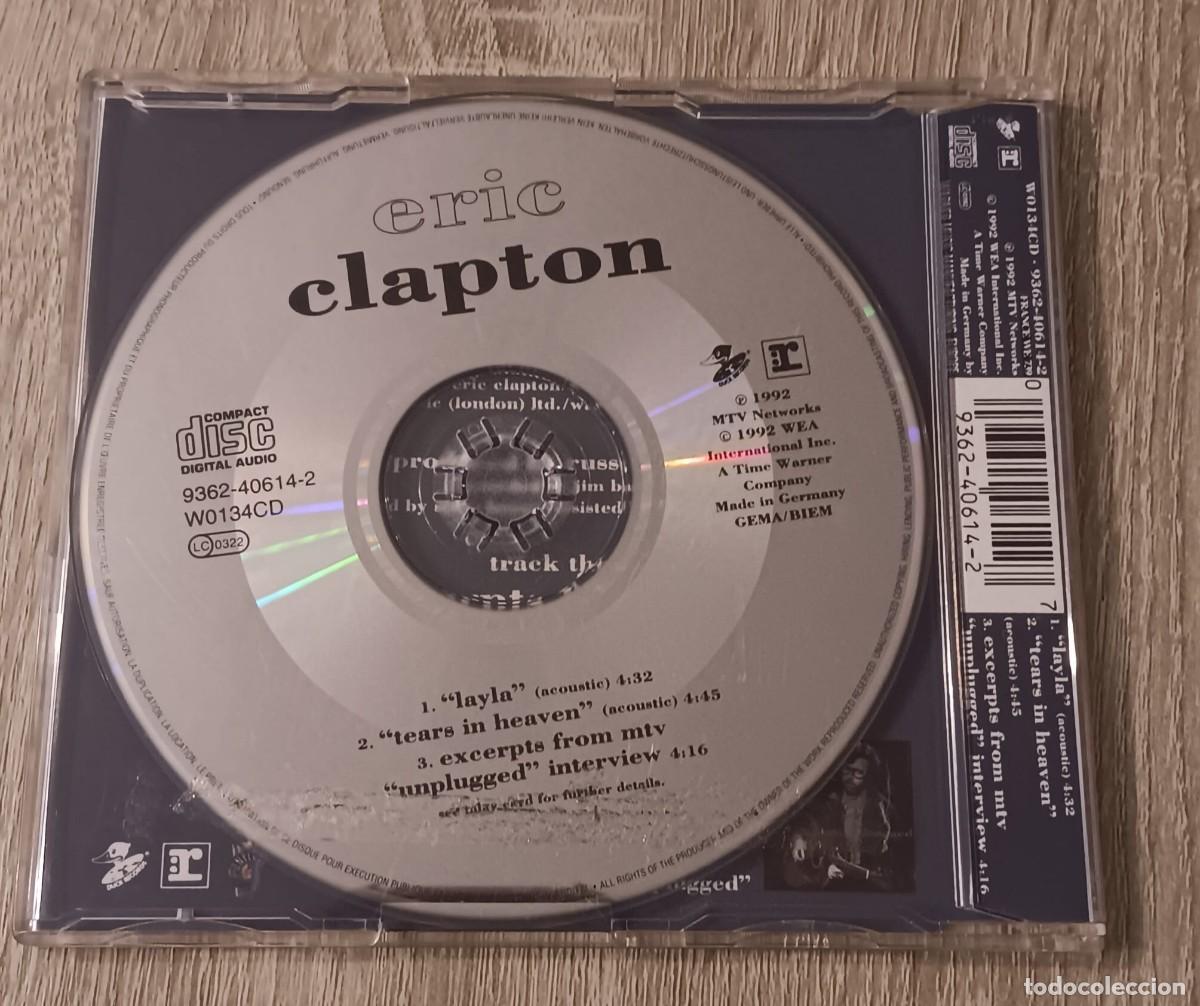 CDs de m&uacute;sica: CD SINGLE COMPACT DISC PROMOCIONAL ERIC CLAPTON LAYLA - Foto 2