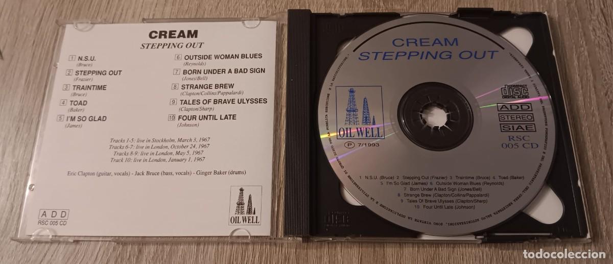 CDs de m&uacute;sica: CD COMPACT DISC CREAM STEPPING OUT - Foto 2