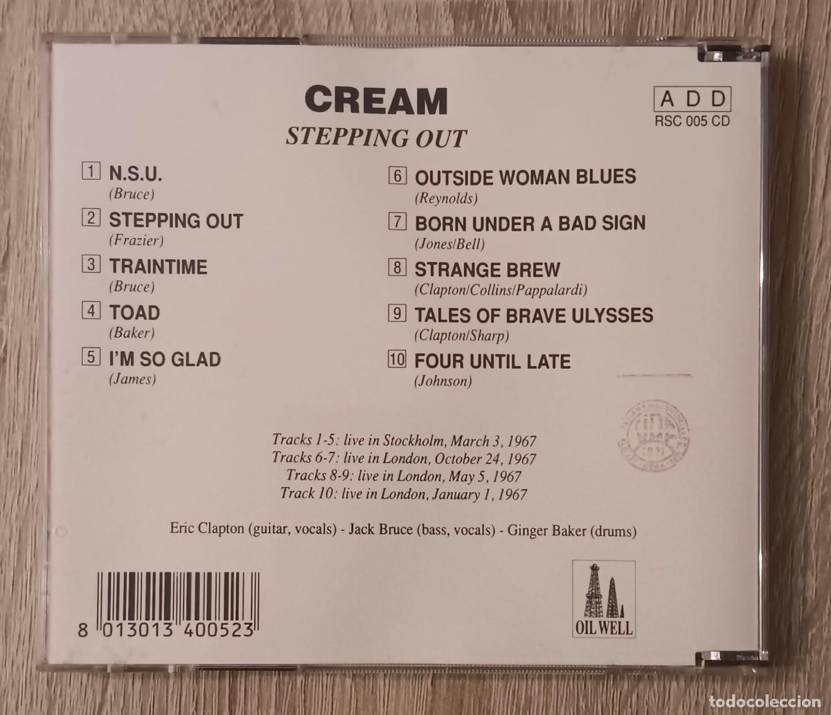 CDs de m&uacute;sica: CD COMPACT DISC CREAM STEPPING OUT - Foto 3