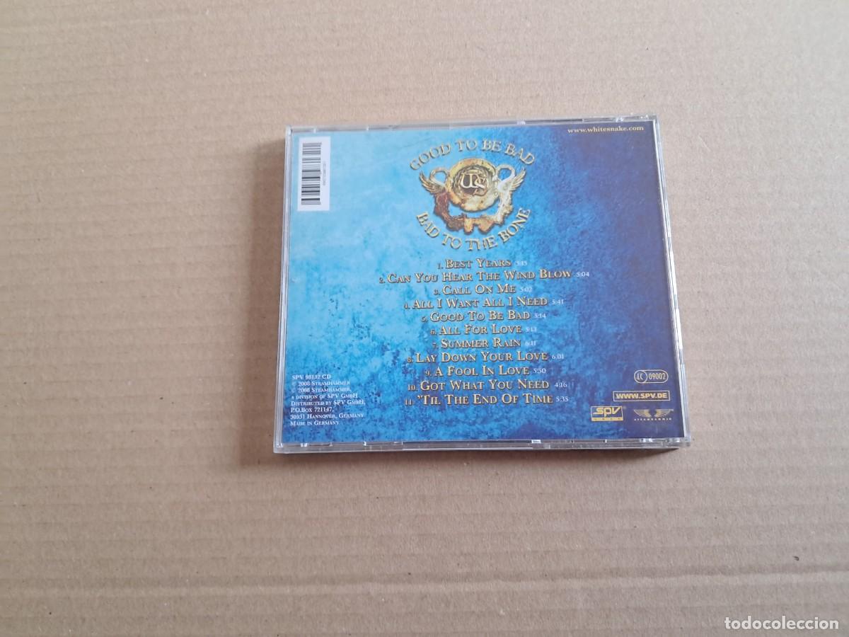 CDs de m&uacute;sica: WHITESNAKE - GOOD TO BE BAD CD 2008 - Foto 3