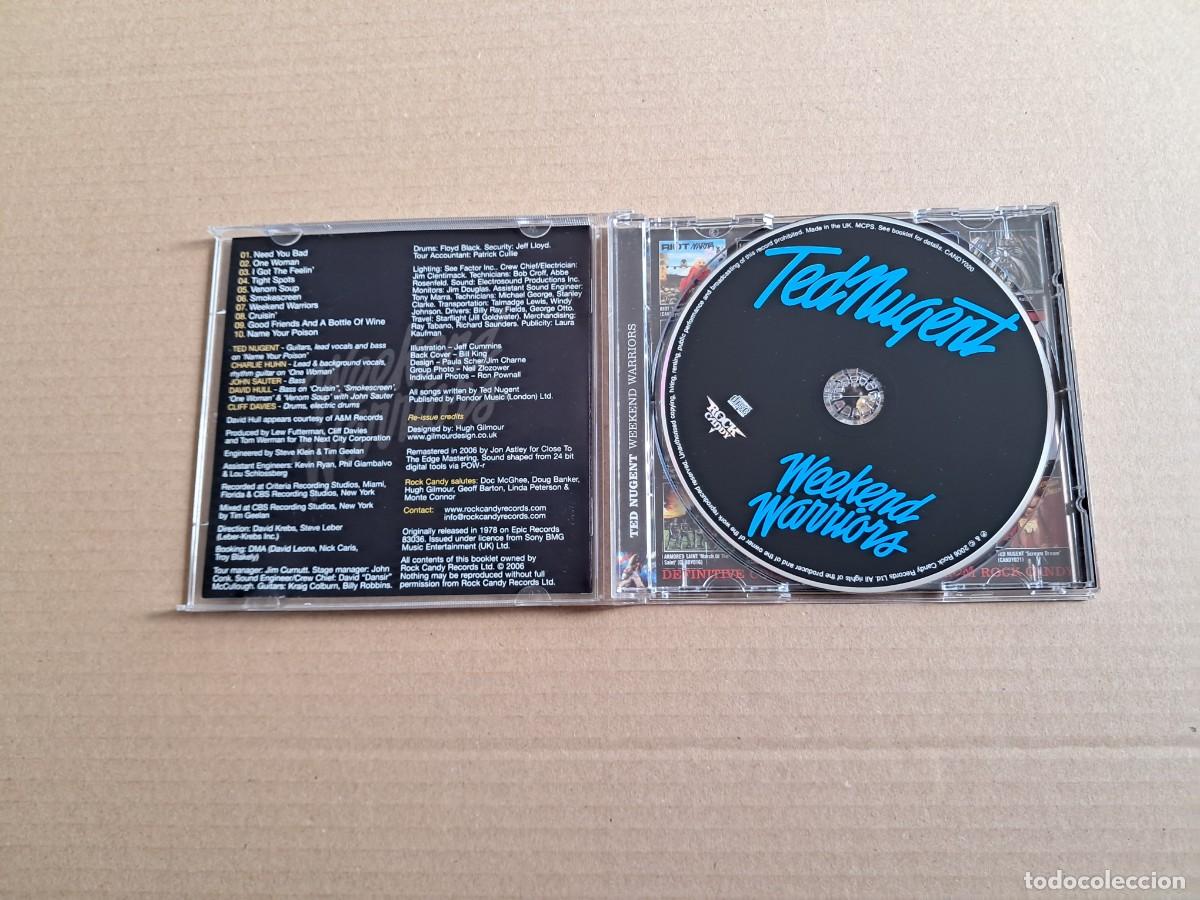 CDs de m&uacute;sica: TED NUGENT - WEEKEND WARRIORS ( REMASTERED EDITION ) CD 2006 - Foto 2