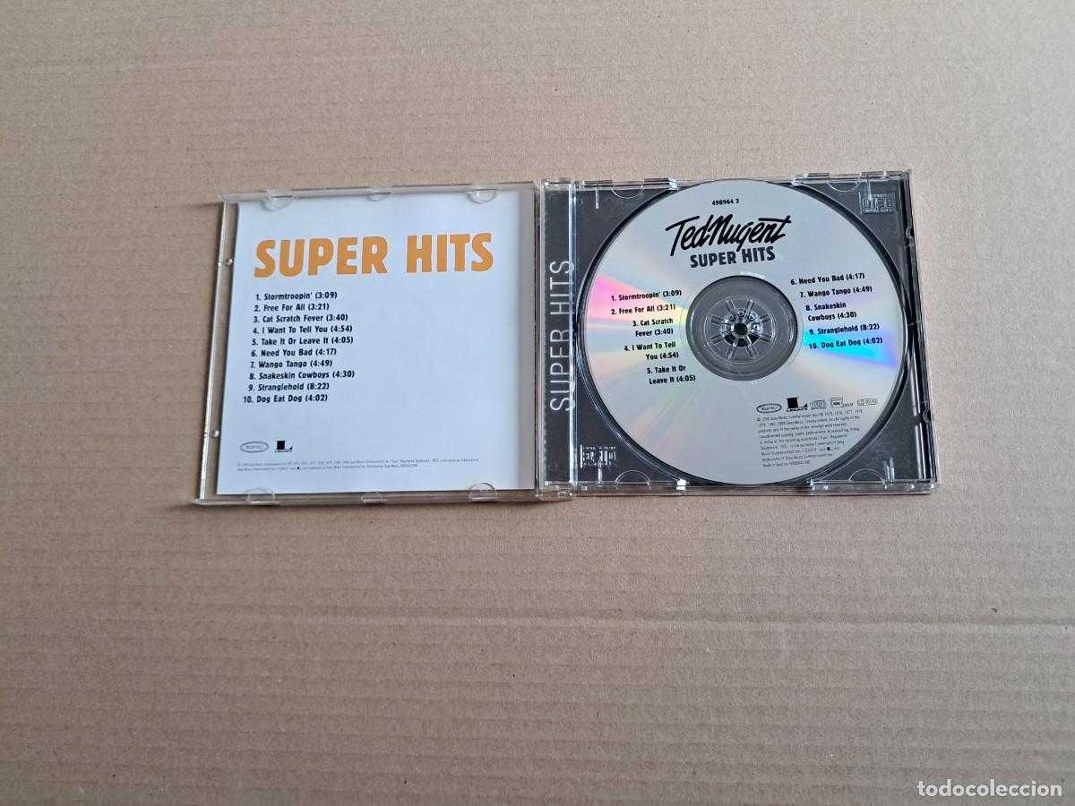 CDs de m&uacute;sica: TED NUGENT - SUPER HITS CD 1998 - Foto 2