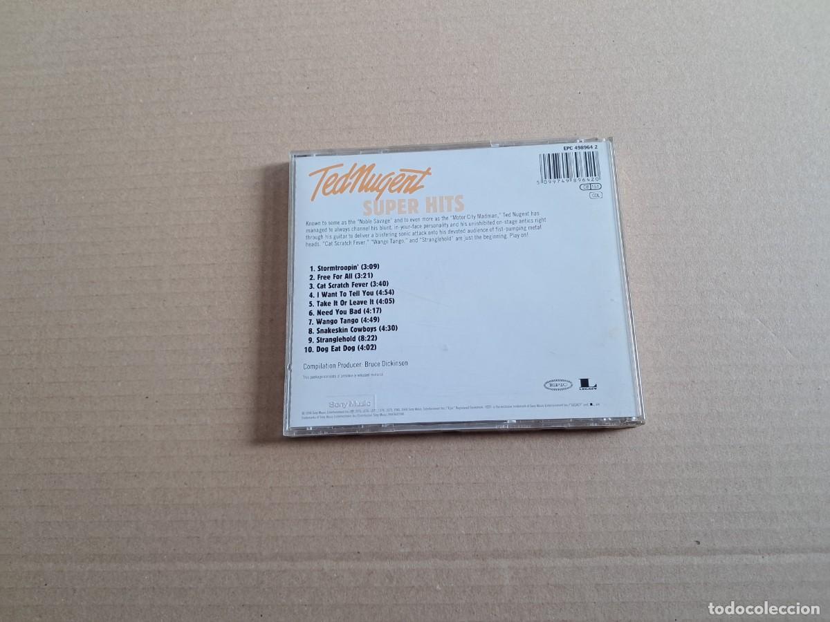 CDs de m&uacute;sica: TED NUGENT - SUPER HITS CD 1998 - Foto 3