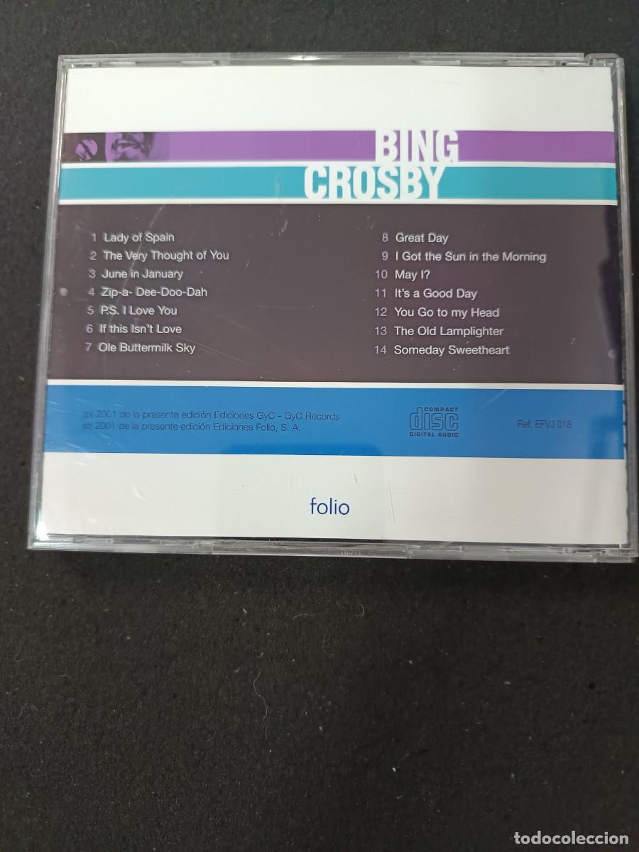 CDs de m&uacute;sica: BING CROSBY. VOCAL JAZZ. FOLIO - Foto 2