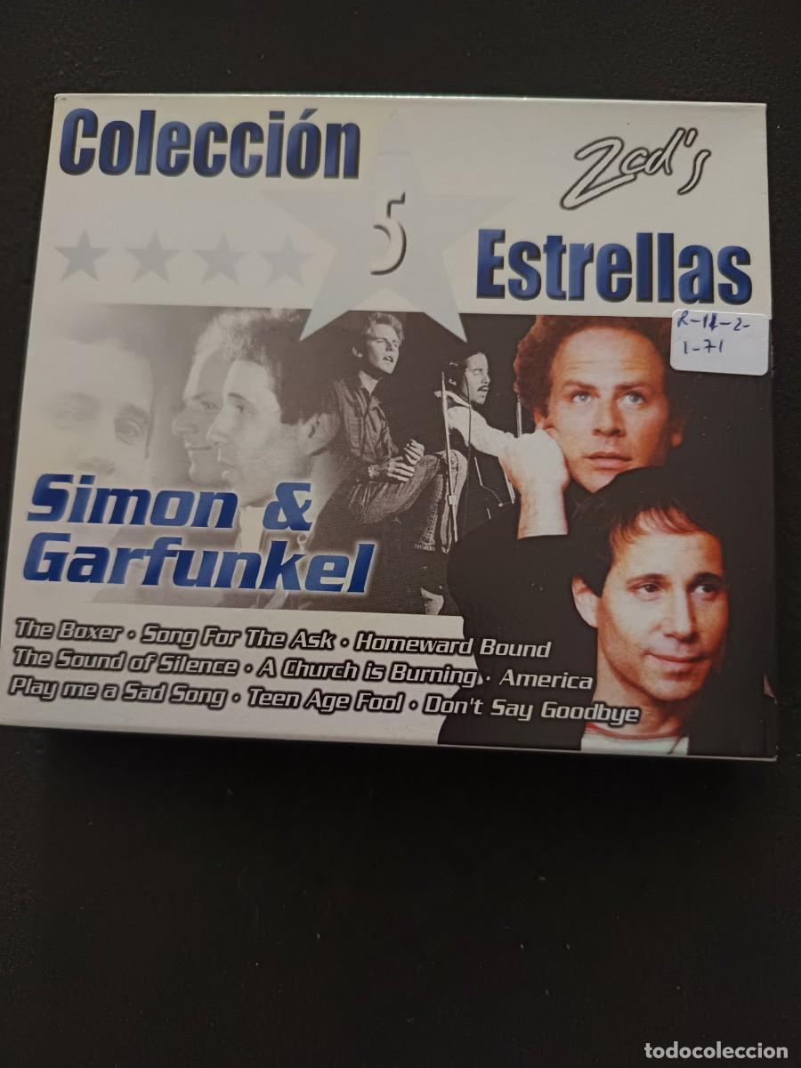 CDs de m&uacute;sica: 2 CDS. SIMON & GARFUNKEL. COLECCI&Oacute;N 5 ESTRELLAS - Foto 1