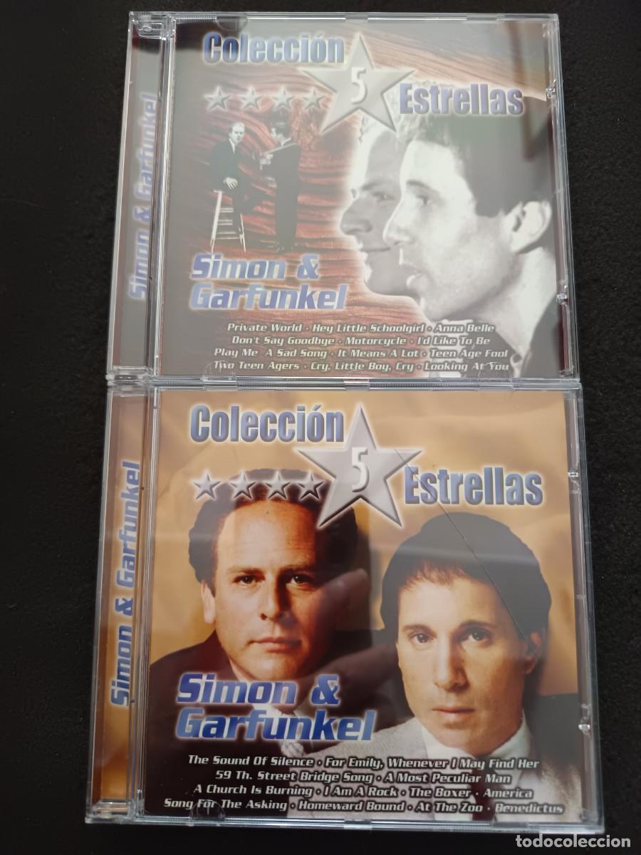 CDs de m&uacute;sica: 2 CDS. SIMON & GARFUNKEL. COLECCI&Oacute;N 5 ESTRELLAS - Foto 4