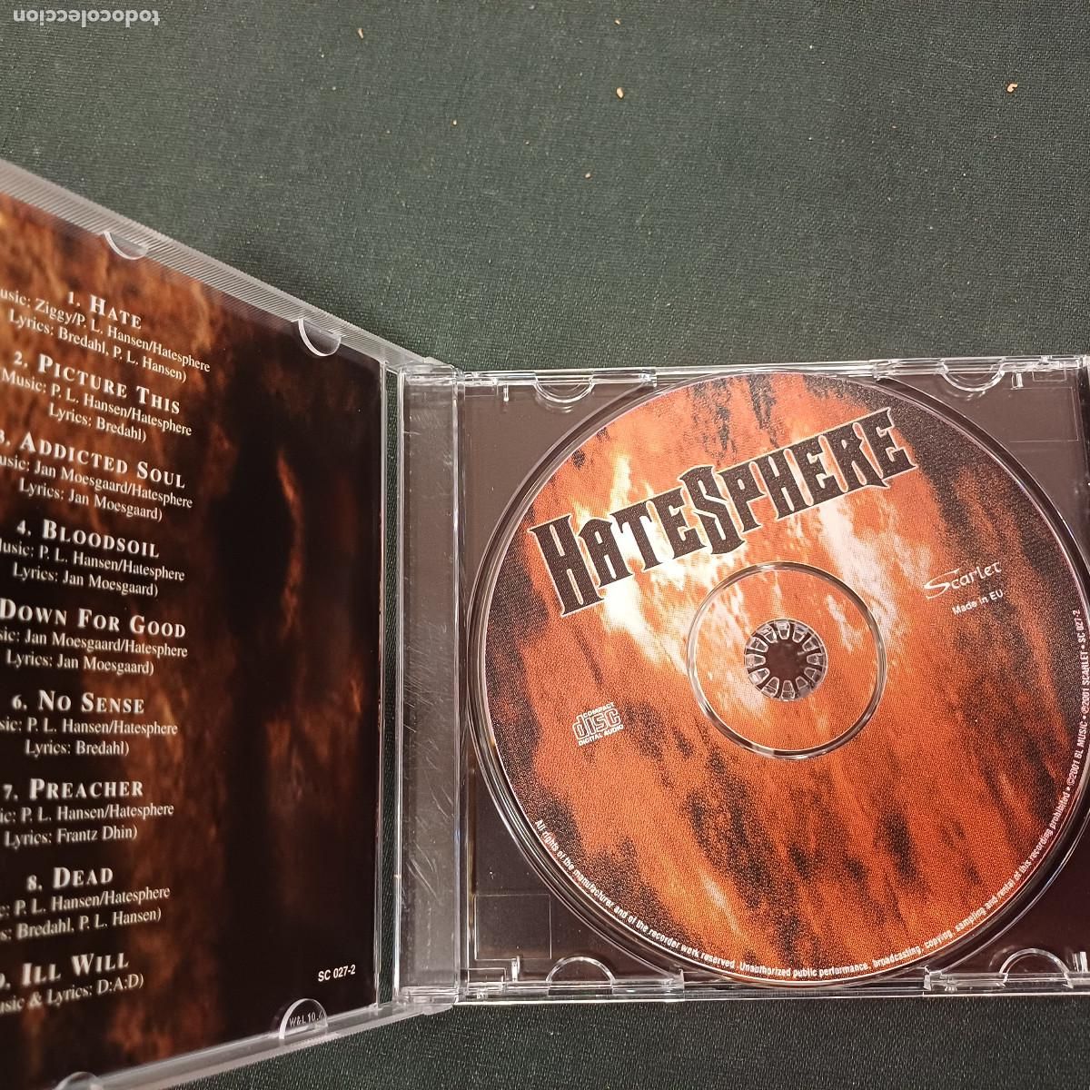 CDs de m&uacute;sica: HATESPHERE/HATESPHERE/CD METAL. - Foto 2