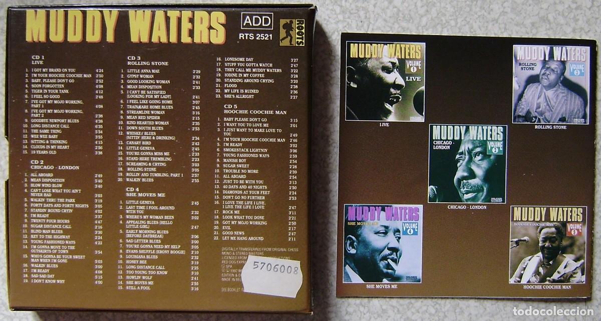 CDs de m&uacute;sica: MUDDY WATERS...BOX CON 5 CD&acute;S - Foto 2