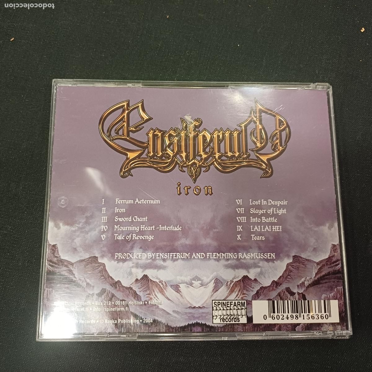CDs de m&uacute;sica: IRON/ENSIFERUM/CD METAL. - Foto 3