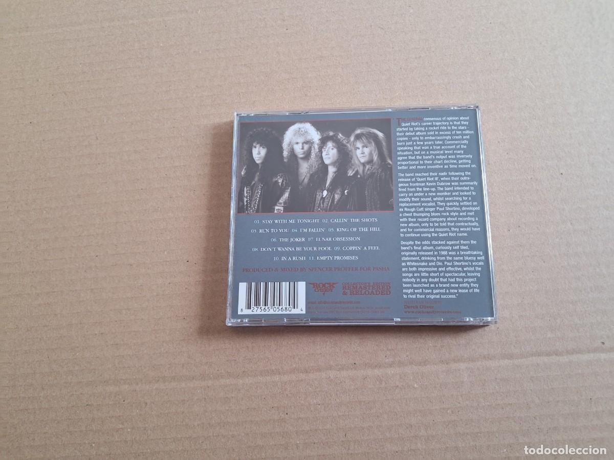 CDs de m&uacute;sica: QUIET RIOT - QR CD REMASTERED 2010 - Foto 3