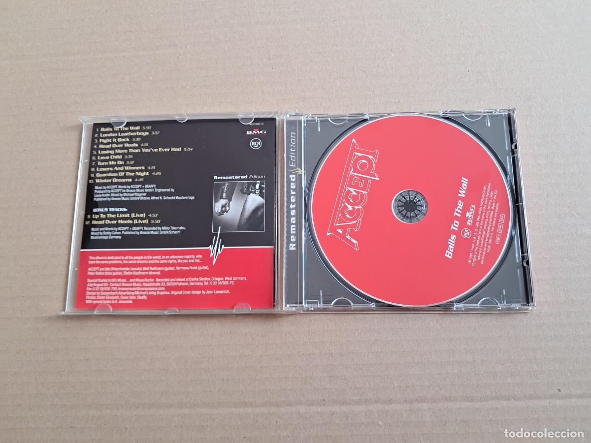 CDs de m&uacute;sica: ACCEPT - BALLS TO THE WALL CD REMASTERED 2002 - Foto 2
