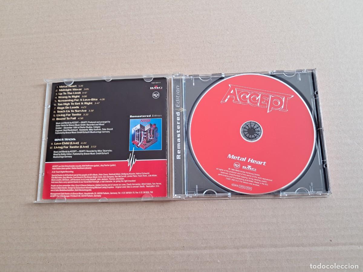 CDs de m&uacute;sica: ACCEPT - METAL HEART CD 2002 - Foto 2