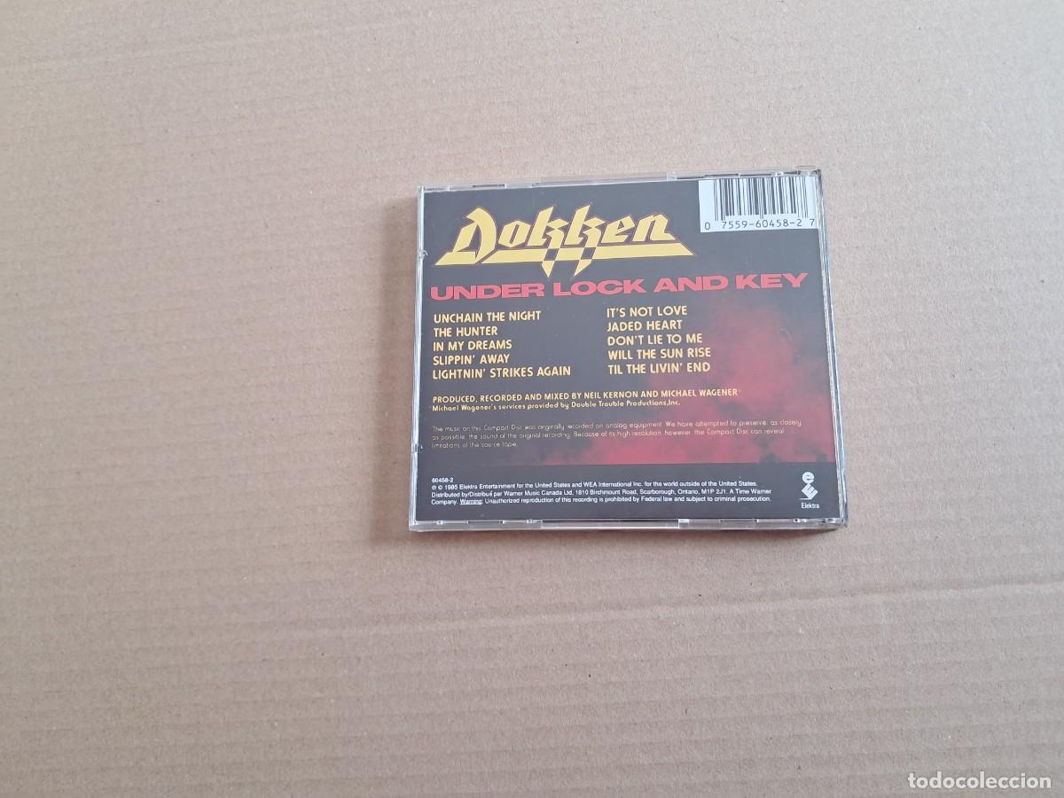 CDs de m&uacute;sica: DOKKEN - UNDER LOCK AND KEY CD - Foto 3