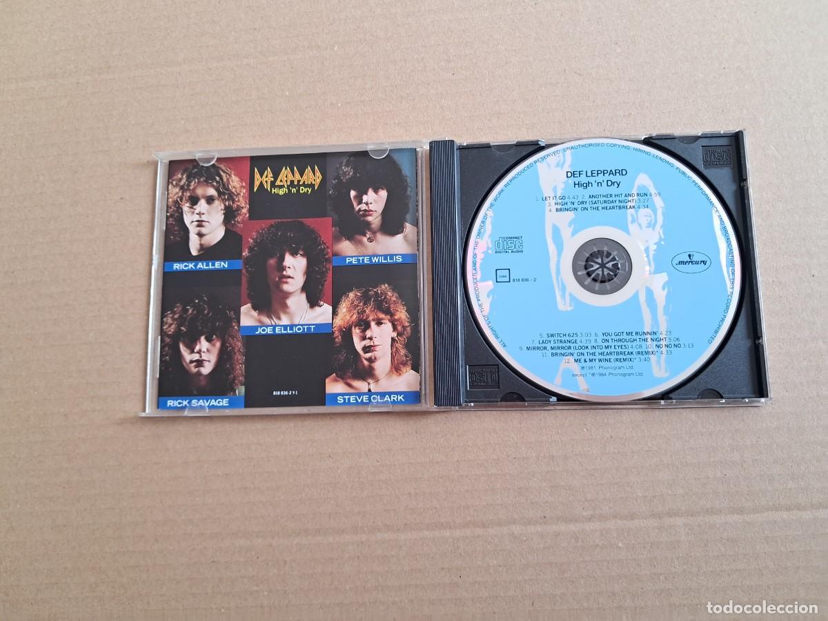 CDs de m&uacute;sica: DEF LEPPARD - HIGH N DRY CD - Foto 2