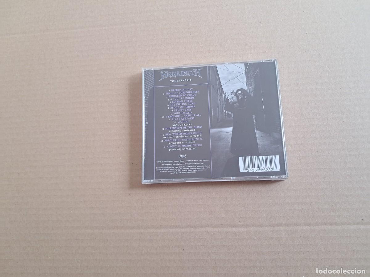 CDs de m&uacute;sica: MEGADETH - YOUTHANASIA CD REMASTERED 2004 - Foto 3