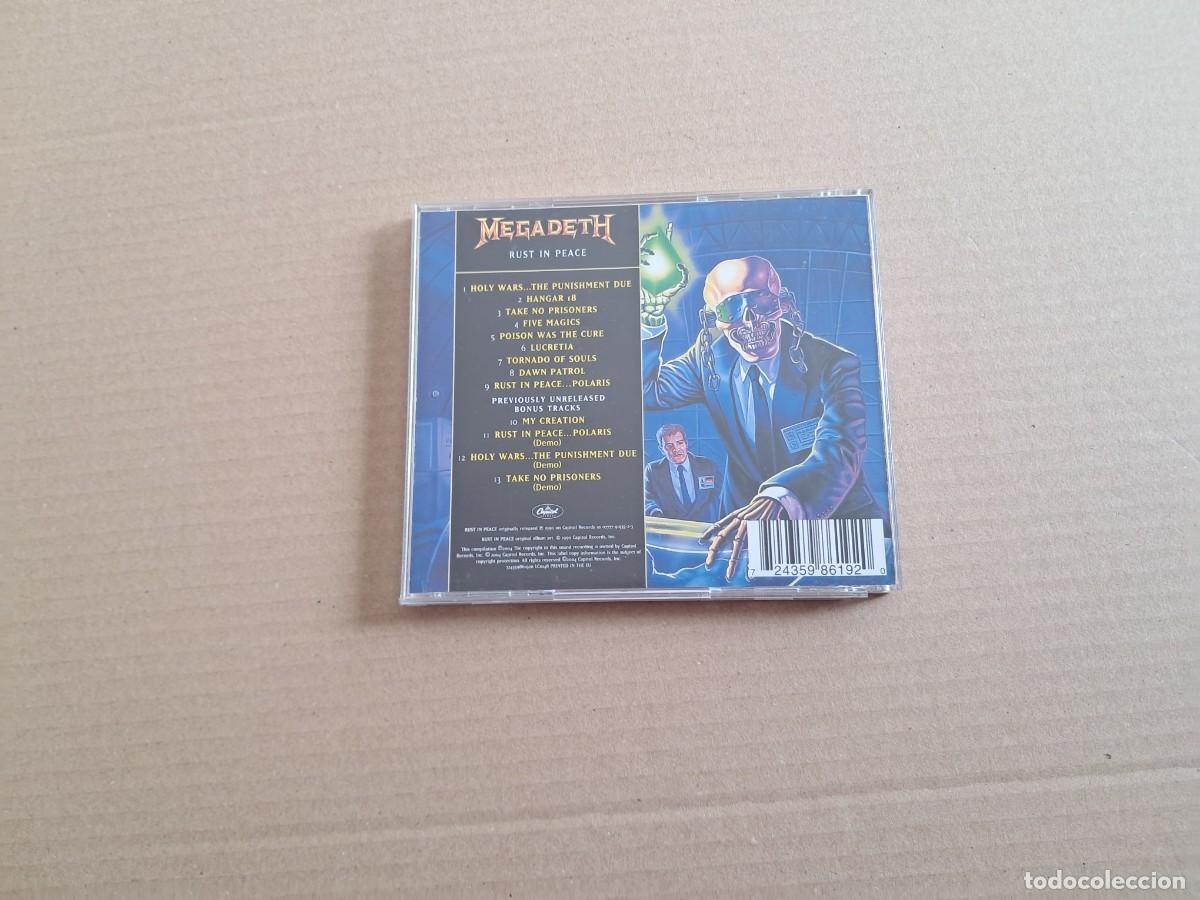 CDs de m&uacute;sica: MEGADETH - RUST IN PEACE CD 2004 - Foto 3