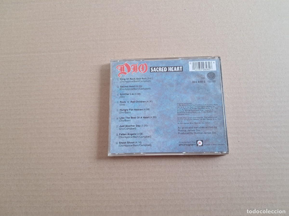 CDs de m&uacute;sica: DIO - SACRED HEART CD 1985 - Foto 3