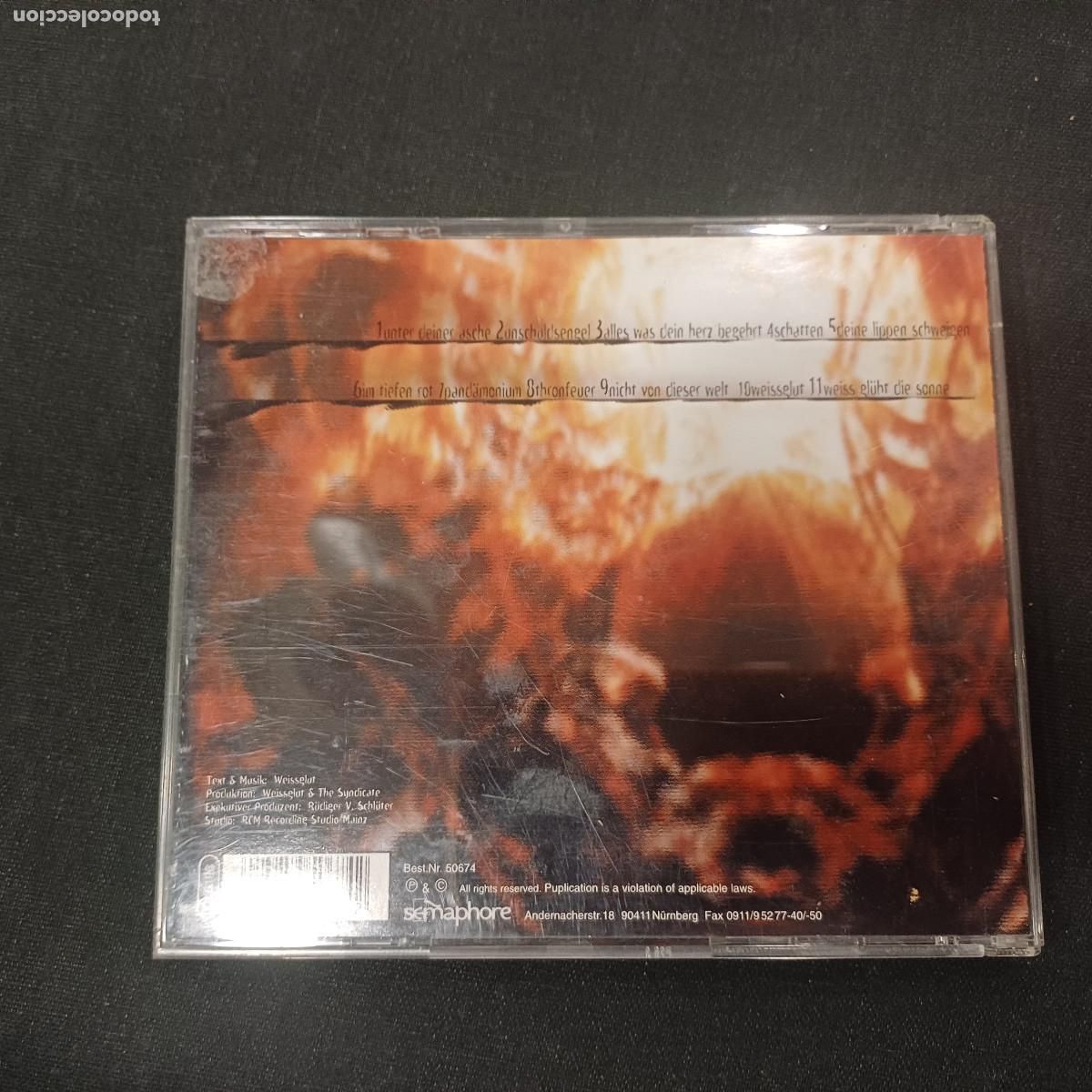 CDs de m&uacute;sica: WEISSGLUT/WEISSGLUT/CD METAL. - Foto 3