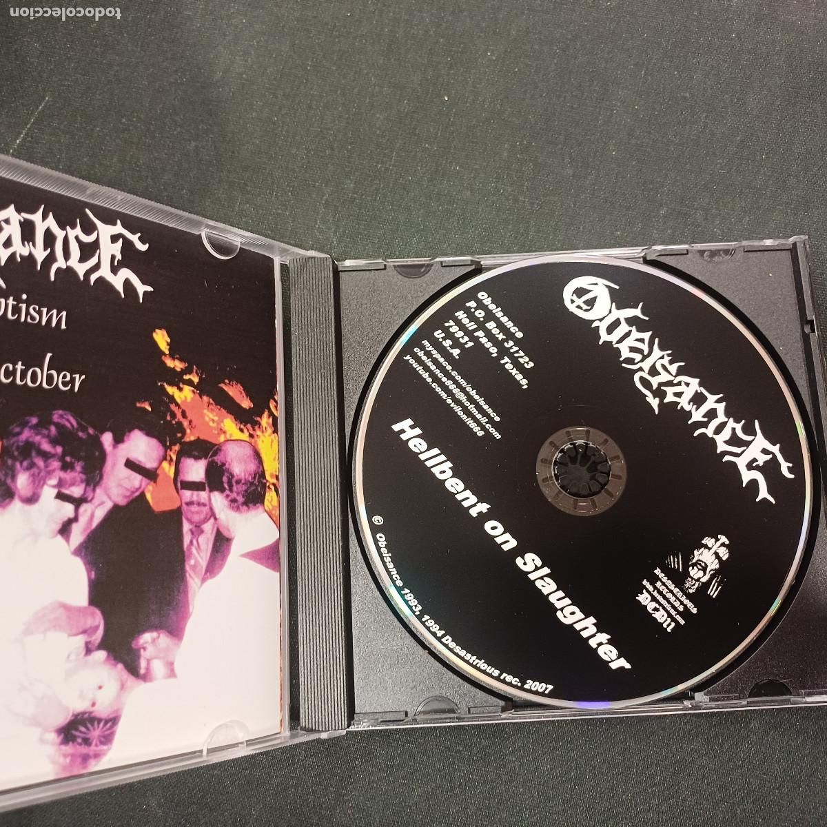 CDs de m&uacute;sica: OBEISANCE/HELLBENT ON SLAUGHTER/CD METAL. - Foto 2