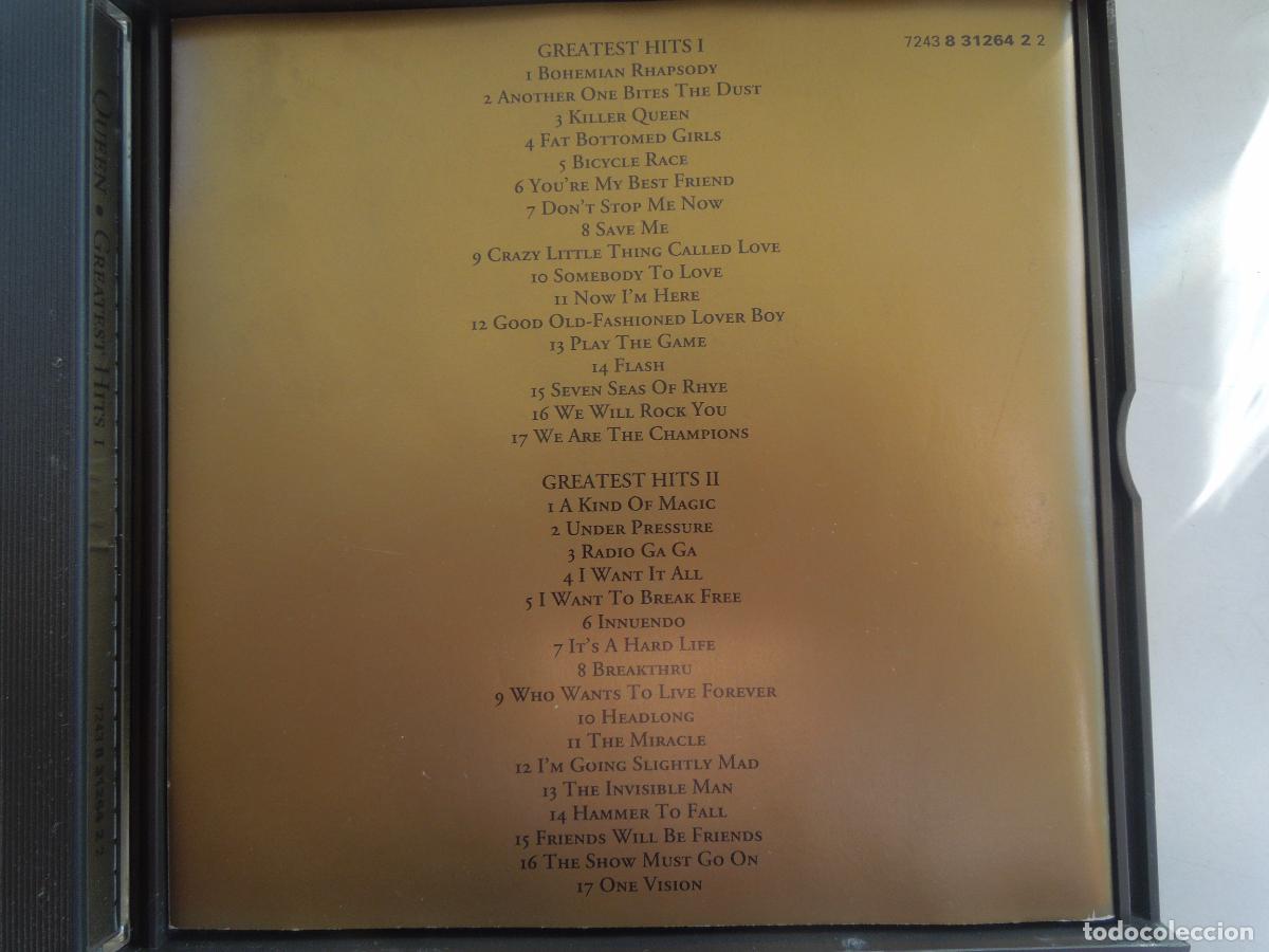 CDs de m&uacute;sica: QUEEN - GREATEST HITS - 2CD,S +LIBRETO -EMI 1994 - Foto 4